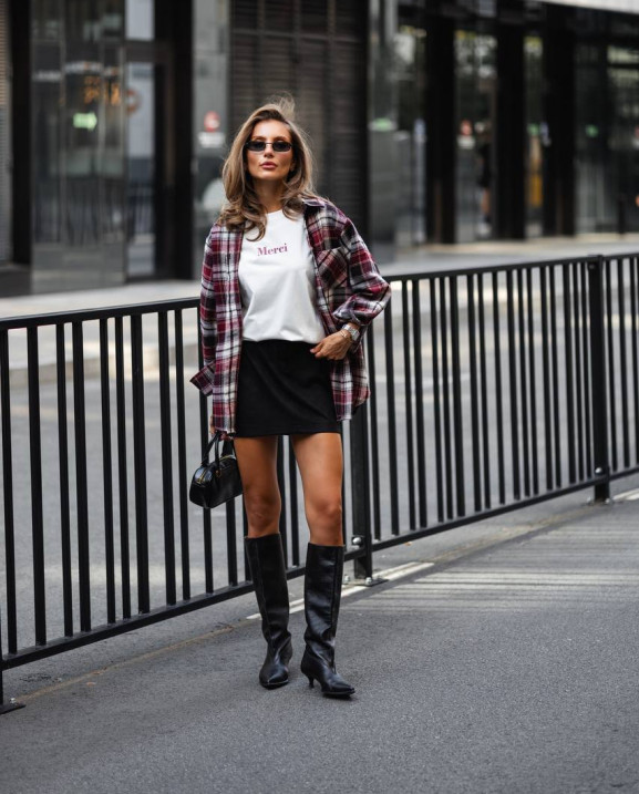 89 Спідниця з замши